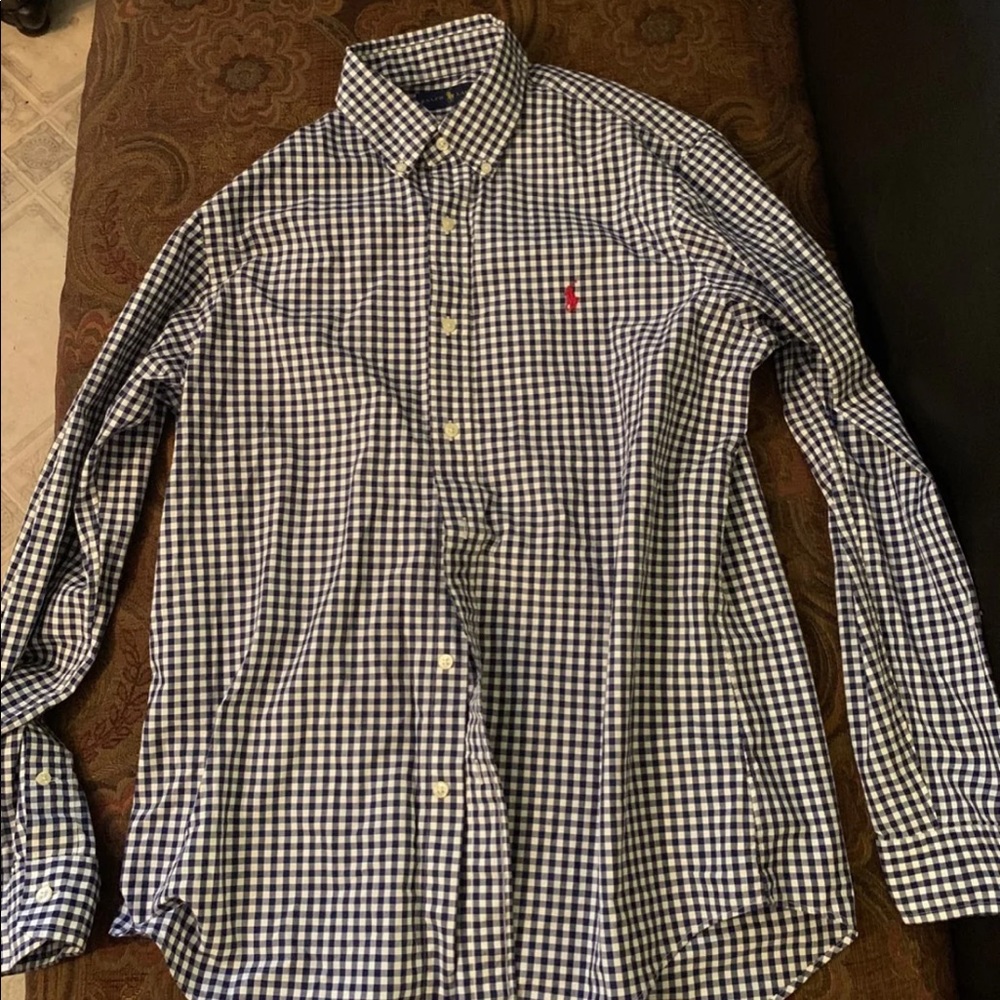 polo ralph lauren button up shirt